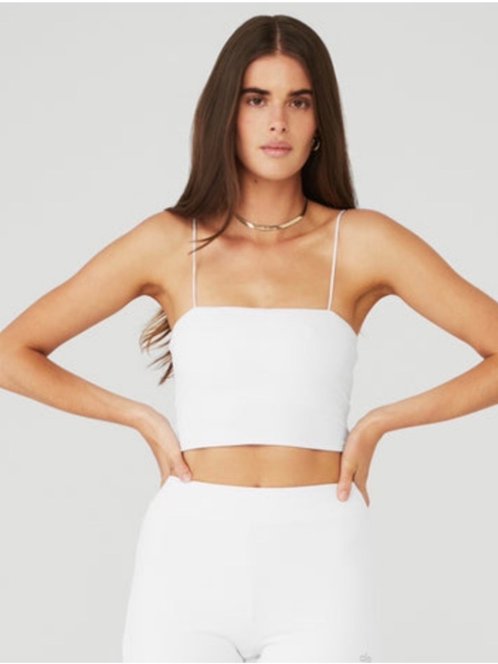 ALO YOGA Goddess Ribbed Bandeau Top
